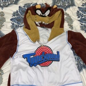 Tasmanian Devil Space Jam Costume Adult Onesie